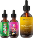 Bundel - Multivitamine Fruit en Groenten & Mullein Leaf Extract 4 oz - Vitamine Immune Booster en Long Ondersteuning Supplement