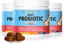 Probiotiques pour chiens - 6 souches avec prébiotiques - Supports Système digestif et immunitaire – Soulagement pour la diarrhée, la mauvaise respiration, les allergies, le gaz, la constipation, les taches chaudes - Fabriqué aux États-Unis - 360 Chews