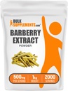 BulkSupplements.com Poudre d'extrait de baies - Supplément à base de plantes - Vegan & Gluten Free, 500mg par portion, 1kg (2,2 lbs) (paquet de 5)