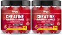 Creatine Monohydraat Gummy 5000 mg voor mannen en vrouwen - 180 Kauwbare Creatine ADVANCE COMPEX Taurine & B12 Gummies Aardbei Flavoured 