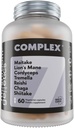 Complex 7 - Organic Reishi, Lions Mane, Cordyceps, Shiitake, Chaga, Maitake & Tremella for Immune Support, Focus & Energy 