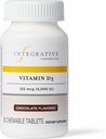 Integrative Therapeutics Vitamin D3 125 mcg - Vitamin D Supplement for Bone Health & Immune Support* - Glutenvrij en zuivelvrij - Chocolate Flavored, 90 kauwtabletten (90 porties)