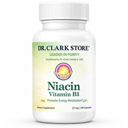 Dr. Clark Niacin (Vitamine B3) Supplement 
