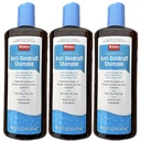 3 Pack Therapeutic Coal Tar Gel Shampoo Anti Dandruff - Psoriasis, Seborrheic Dermatitis, 16 oz elke fles - grote grootte - T Gel