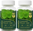 NAD+ Sugar Free Gummies 1500mg, 60 Gummies, True NAD+ & Resveratrol Supports Anti-Aging, Antioxidant Support, Metabolism & Energy Boost (2 Month Supply)