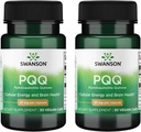 Swanson Pqq Pyrrolochinoline Quinon 20 mg 30 Veg Caps (2 verpakkingen)