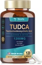 Totaria TUDCA Bile Salts Liver Support Supplement 1200mg, 120 Capsules, Vegan Friendly, Powerful Bile Salt for Gallbladder Health and Liver Health, Tauroursodeoxycholic Acid