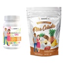 BariatricPal 30-Dag Bariatric Vitamine Bundle (Multivitamine ONE 1 per dag! met 45 mg ijzer kauwbaar - Oranje Citrus en Calcium Citrate Zachte Kauwt 500mg met Probiotica - Piña Colada)