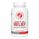 Silver Fern Bloat & Gas Relief Digestief Enzyme Blend - 1 fles = 30 porties - FODMAP & Bloating Digestie Supplement met tolerase L, pectinase & More (1 fles)