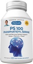 ANDREW LESSMAN PS 100 Fosfatidyl Serine - 60 capsules - Ondersteunt hersenen en zenuwstelsel, geheugen, cognitieve functie. Essentieel voor Neurotransmitter Productie en Release. Geen additieven