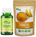 ORGANISCHE ZING Spirulina Capsules- 30Cap & Kurkumapoeder- 115 g