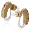 MEDca BTE Hoortoestellen voor senioren - Achter de gehoorversterker Super Mini Size Sound Enhancer voor beter gehoor (paar)