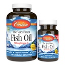 Carlson - The Very Finest Fish Oil, 700 mg Omega-3s, Norwegian, Sustainablely Sourced, Lemon, 150 Graaf