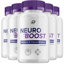 Neuro Boost Focus Supplement, Neuro Boost IQ Memory Focus en Cognitive Support, Neuro Booster Pillen Nootropic, NeuroBoost to Boost Memory, Neuro Boost Vitamine Reviews (5 Pack - 300 Capsules)