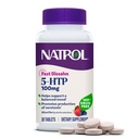 Natrol 5-HTP 100 mg, supplément rapide Dissolve, soutient un équilibre de l'humeur, la production de sérotonine et le bien-être général, 30 comprimés de baies mixtes, jusqu'à 30 jours d'approvisionnement