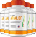 Arialief Capsules for Neuropathy, Arialief for Neuropathy, Arialief primepalm for Neuropathy & Sciatica, Arialief Priepalm Supplement Pillen, Arialief Vitamine Reviews (5 Pack)