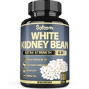 Satoomi 6in1 Witte nier Bean Extract Capsules - 6 maanden levering - Extra Blend met Olive Leaf, Green Coffee Bean & Green Tea - 180 Tellingen