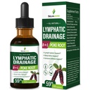 Poke Root Herb Lymphatic Drainage Drops voor Lymph System Support, 8-in-1 Geoptimaliseerd Kruidenformule Supplement Tinctuur voor Body Detox & Immuun Ondersteuning met/Clears Echinacea Extract. 2oz