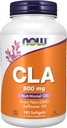 NOW Supplementen, CLA (Geconjugeerd Linolzuur) 800 mg, Voedingsolie, 180 Softgels