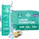 MyHy Liquid Hydration Packets, Electrolyte Drink Mix voor volwassenen & Kids Hydration Support, Dehydration Relief for Travel, Yearth, Fitness, Bachelor & Bachelorette Party