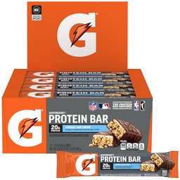 Gatorade Wei Protein Bars, Cookies & Crème, 2.8 oz bars (Pack van 12, 20g eiwit per bar)