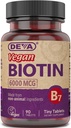 DEVA Vegan Biotin Supplement 6000 mcg 