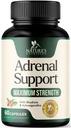 Adrenal Support Supplementen Cortex Complex, Best Energy Supplement, Ondersteunt Cortisol Health & Energy Levels, Daily Ashwagandha voor vrouwen en mannen, Ondersteunt Adrenal Fatival & Immune System, 60 Capsules