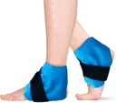 2 Enkel Ice Pack Wrap voor Zwelling, Herbruikbare Gel Ice Pack voor Enkel Verwondingen, Koude Compress therapie voor Voet Pijn Verlossing, Achilles Tendonitis, Plantar Fasciitis, Sprains
