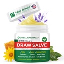 OWELL Naturals Dessinez la pommade pour la récupération de l'huile et du kyste, les cheveux profondément incarnés, l'épiderme, les piqûres d'épice, les stickers d'abeilles, les démangeaisons de moustiques, le poison Ivy
