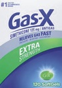 Gas-X Extra 125mg Sterkte gasrelief Simethicon 120 Softgels