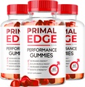 (3 Pack) Primal Edge Heren Gummies, Primal Edge, Primal Edge Gummies, Primal Edge Advanced Formula Gummies, Primal Edge Supplement Gummy, PrimalEdge Ondersteuning Supplement Gummies, 180 Gummies voor 3 maanden