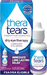 TheraTears droge oogtherapie oogdruppels voor droge ogen, 0,5 Fl Oz