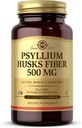 Solgar Psyllium Husks Fiber 500 mg - 200 plantaardige capsules - Non-GMO, Veganistisch, Glutenvrij, Zuivelvrij, Kosjer - 100 porties