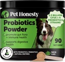 Supplément de chien en poudre de probiotique et de citrouille tout naturel - Prébiotiques, probiotiques, enzymes et antioxydants pour la flore de Gut saine, la digestion et l'immunité (90 scoops)