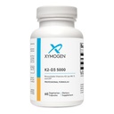 XYMOGEN K2-D3 5000 - Vitamine D3 K2 - Bio available Vitamin D 5000 IE (Cholecalciferol) met MK-7 - Hart-, slagader-, Bone Health + Immune Support Supplement (60 capsules)