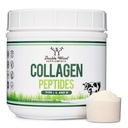 Collageen Peptides Powder - Hydrolyzed Collagen, Keto Safe - 16.08oz - Multi Type 1, 2 en 3 (Grass Fed Bovine Source)(Colageno Hidrolizado) Collageen Supplementen voor vrouwen en mannen door Double Wood