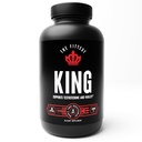 The Fittest King - Testosteron Booster Supplement - Ondersteunt Hormone Health, Uithoudingsvermogen, & Strength - Inclusief gras gevoed Runder Lever, Bone Marrow, Hart & Testicle - 180 Capsules
