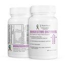 Digestieve enzymen voor gevoelige maag - Ondersteunt Vagus nerve, Vegetarische Pancreatrische Ondersteuning, Getimede Release Formule voor Optimale Gut Gezondheid, Verbetert Food Digestie & Gut Flora