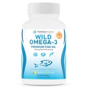 Triple Strength Fish Oil Omega 3 2400mg per Serving - Burpless, Citroen Flavored Non-GMO, Gluten & Soy Free 