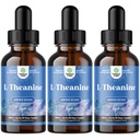 Natures Craft High Absorptie L-Theanine Liquid Drops - Nootrope Focus Supplement met L Theanine 200mg per portie en kamille Extract - Supplement voor volwassenen en kinderen ontspannen en focus - 6oz
