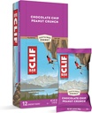 Clif Bars - Energy Bars - Chocolate Chip Peanut Crunch - Made with Organic Haver - Plant Based Food - Vegetarian - Kosher (2.4 Ounce Proteine Bars, 12 Tel.)