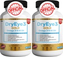 Droge Eye 3 Gold Omega 3 Krill Oil Extra Sterkte, 60 Softgels, Droge oogondersteuning, Non-GMO, Glutenvrij, Suikervrij (2)