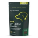 VetriScience 27+ Active Health Kauwen, Canine Plus Dagelijkse Multivitamine voor Puppies en volwassen honden, Balanced Vitamines, Mineralen & Antioxidanten, Gezondheid en Wellness Ondersteuning, Veggie, 30 Tellen