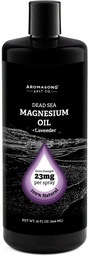 Aromasong Magnesium Spray Lavendel - extra sterkte (23 mg in elke Spritz) 32 Oz Refill Bottle, Natural and Pure Magnesium Oil Spray - Made in The USA - voor beenproblemen en bevordert een kalme slaap