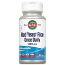 KAL Rode Gist Rijst Eenmaal daags 1200 mg, Cardiovasculaire ondersteuning* Supplement met natuurlijk voorkomende gespeende vetzuren, Aminozuren & Phytonutriënten, Veganistisch, Glutenvrij, 30 porties, 30 tabletten