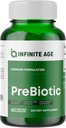 INFINITE AGE Prebiotic Capsules, 60 Telling - Premium FOS Pre-biotic Fiber Supplement met Chicory en Acacia - Digestieve gezondheid voor mannen Vrouwen