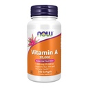 NU Voedingssupplementen, Vitamine A (Visleverolie) 25.000 IE, Essentiële Voeding, 250 Softgels