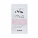 Thera Calazinc Body Shield, Calamine met Zink Cream [144 Packets Total] -Skin Barrier Zalf voor Eczema, Psoriasis, Luier Rash - Individuele Packets, 4 g Packet