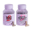 Lemme Burn & Debloat Capsule Bundle - Metabolisme & Fat Burning + Debloat Capsules for Bloating & Gas Relief, Probiotics & Prebiotics - Gluten Free, Non-GMO - 60 Ct.