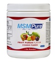 KALA SANTE MSMPure Fruit Punch Aromatisé Arrosages en poudre MSM – Soufre organique pour la flexibilité articulaire, l'apparence de la peau et le soutien des cheveux et ongles – 1 lb, USA Made, Cristaux distillés